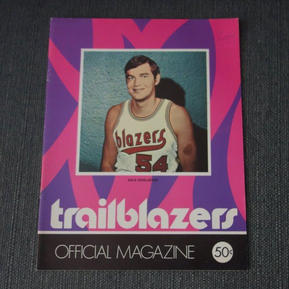 Vintage 1970-1971 Trailblazers Official Magazine - Picture 1 of 9